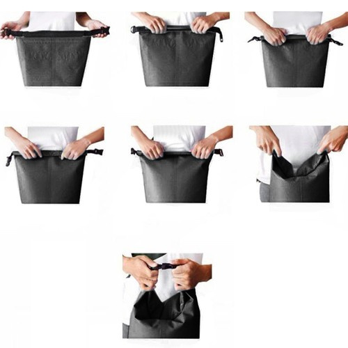 Waterproof Bag 10L – Black – Compact & Durable Dry Sack for Outdoor Activities (WNDR23565) - Image 5