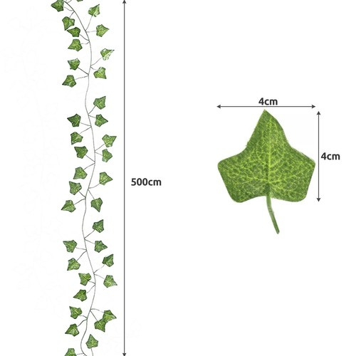 Natural Look Artificial Ivy with LED Backlight – 25 m, 960 Leaves (WNDR24538) - Image 14