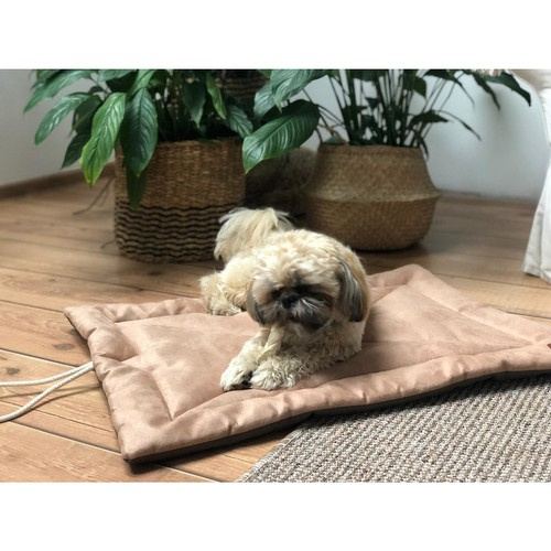 Comfortable, Soft, Waterproof, and Portable Pet Bed - Light Brown (WNDR24594) - Image 8