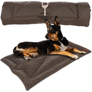 Comfortable, Soft, Waterproof, and Portable Pet Bed - Dark Brown (WNDR24593)