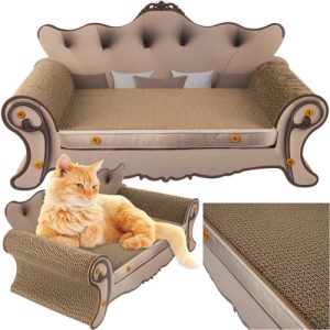 Cat Scratching Post Sofa Bed - Comfortable and Durable (WNDR24285)