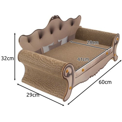 Cat Scratching Post Sofa Bed - Comfortable and Durable (WNDR24285) - Image 5