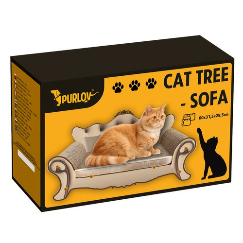 Cat Scratching Post Sofa Bed - Comfortable and Durable (WNDR24285) - Image 11