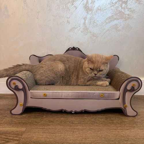 Cat Scratching Post Sofa Bed - Comfortable and Durable (WNDR24285) - Image 8