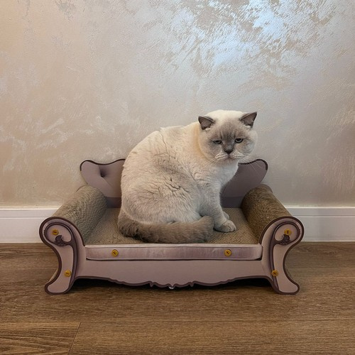 Cat Scratching Post Sofa Bed - Comfortable and Durable (WNDR24285) - Image 9