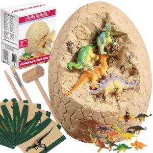 Dinosaur Egg Mine Discovery Set for Kids – Uncover Prehistoric Treasures (WNDR24981)