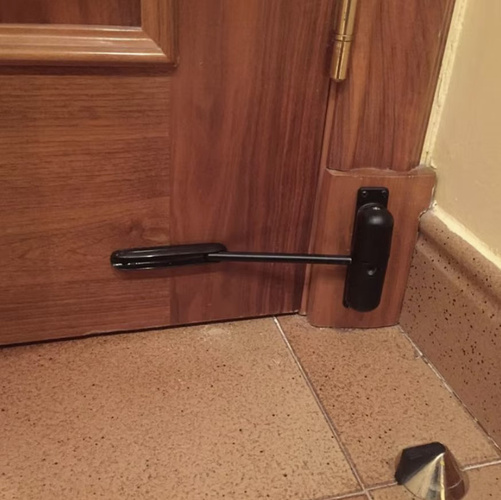 Door Closer with Arm – Black, Adjustable, Smooth and Quiet Closing for Doors Up to 60kg (WNDR25075) - Image 4