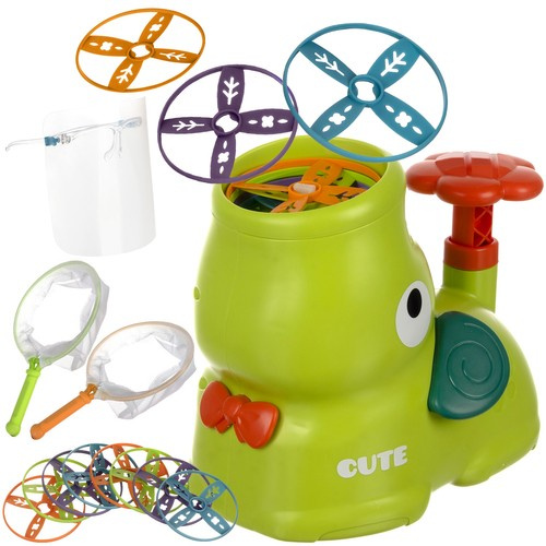 Flying Disc Launcher – Fun Aerial Toy for Active Outdoor Play (WNDR24840)
