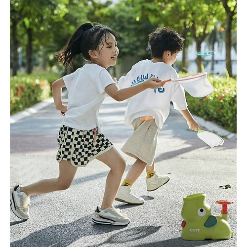 Flying Disc Launcher – Fun Aerial Toy for Active Outdoor Play (WNDR24840) - Image 5