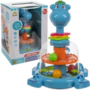 Hippo Spinning Top - Fun, Interactive Toy for Toddlers (WNDR24643)