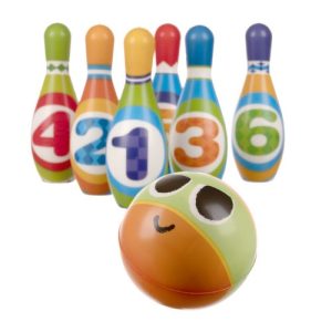 Kids Bowling Set – Colorful Soft Foam Pins and Ball (WNDR24900)