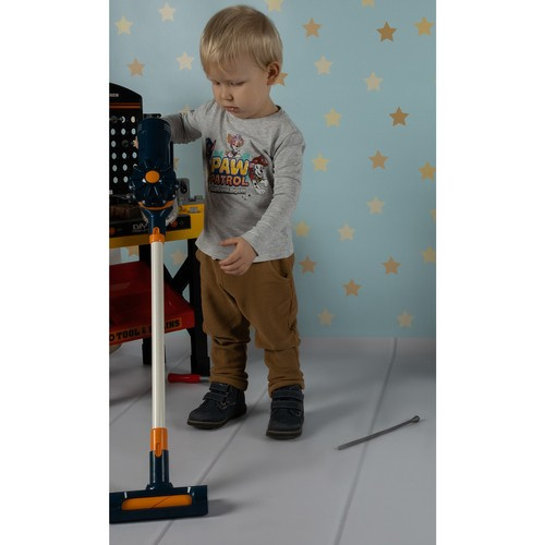 Kids’ Upright Vacuum Cleaner Toy – Cleaning Playset with Sounds and Accessories (WNDR23544) - Image 9