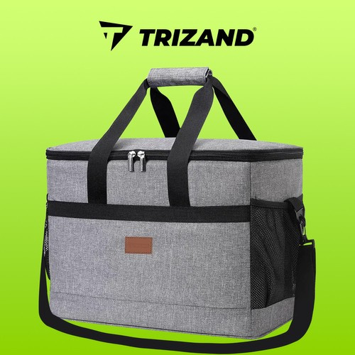 Large Thermal Bag for Beach and Picnic - 40L Insulated Cooler with Two Cooling Inserts (WNDR23843) - Image 13