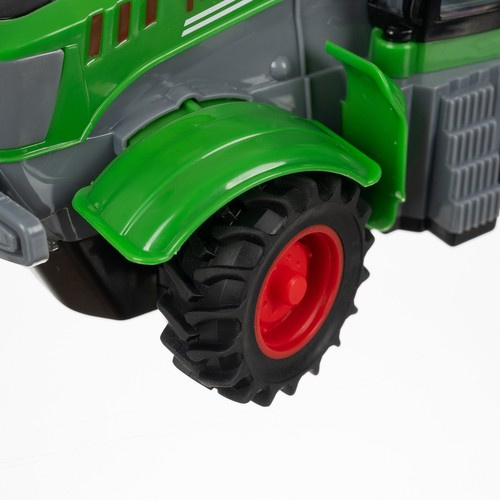Remote Controlled Toy Tractor with Trailer – Functional Tipping Trailer and LED Lights (WNDR24850) - Image 7