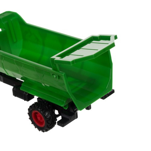 Remote Controlled Toy Tractor with Trailer – Functional Tipping Trailer and LED Lights (WNDR24850) - Image 8