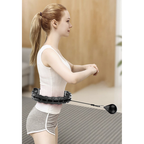 Strong Hula Hoop with Weights & Massage Studs for Effective Weight Loss (WNDR25208) - Image 9