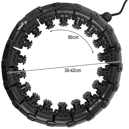 Strong Hula Hoop with Weights & Massage Studs for Effective Weight Loss (WNDR25208) - Image 13