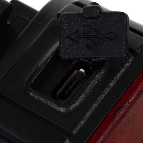 Trizand Bicycle Lamp Front & Rear LED Light Set – USB (WNDR24003) - Image 11