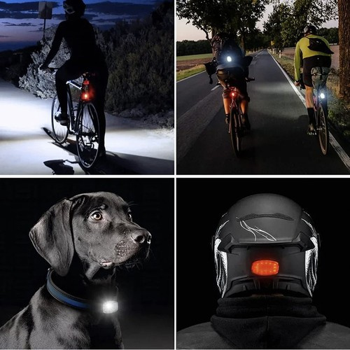 Trizand Bicycle Lamp Front & Rear LED Light Set – USB (WNDR24003) - Image 8
