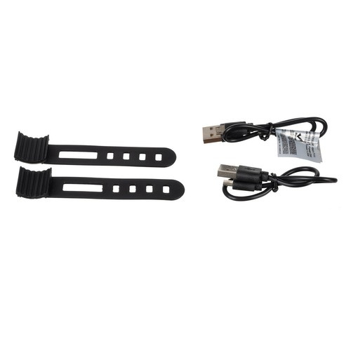 Trizand Bicycle Lamp Front & Rear LED Light Set – USB (WNDR24003) - Image 9