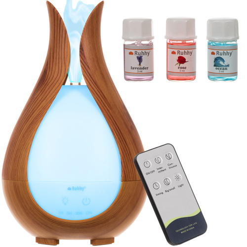 Ultrasonic Humidifier & Aroma Diffuser – LED Night Lamp with Essential Oils (WNDR24610)
