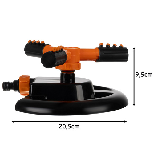 360° Garden Sprinkler - 3-Arm Rotating Lawn Sprayer Up to 10m Range GARDLOV (WNDR25427) - Image 11