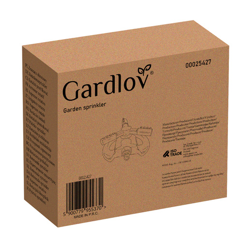 360° Garden Sprinkler - 3-Arm Rotating Lawn Sprayer Up to 10m Range GARDLOV (WNDR25427) - Image 5
