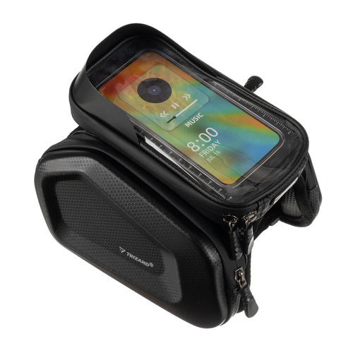 Waterproof Bike Phone Bag with Touch Panel – Frame-Mounted, 2 Side Pockets (WNDR25378) - Image 15