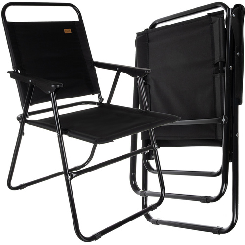 Folding Camping & Fishing Chair – Heavy-Duty Outdoor Chair with Armrests (WNDR25470)