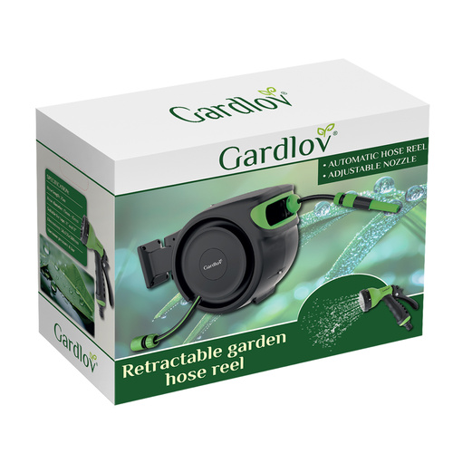 25m Automatic Garden Hose Reel with Wall Mount (WNDR25509) - Image 15