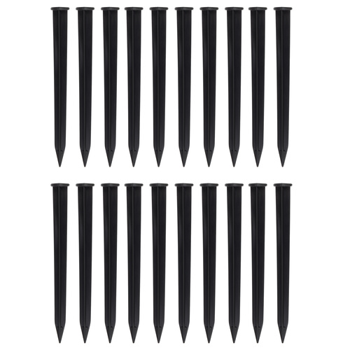 Flexible Garden Lawn Edge – 6cm x 10m Black with 20 Pegs (WNDR24562) - Image 8