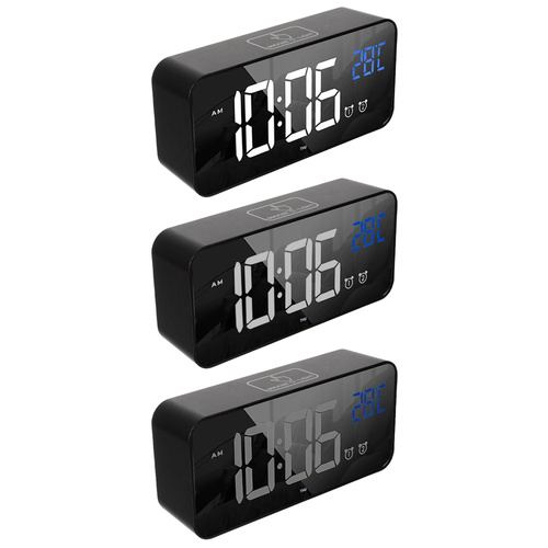 Multifunctional LED Alarm Clock - USB & Battery Powered (WNDR24736) - Image 12