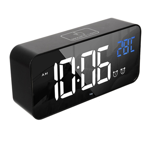 Multifunctional LED Alarm Clock - USB & Battery Powered (WNDR24736) - Image 10