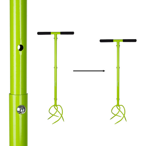 Manual Garden Cultivator & Soil Aerator – Adjustable Handle Tiller Tool for Loosening (WNDR25319) - Image 7