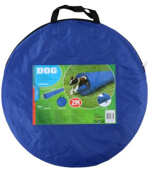Maxxpro Dog Agility Tunnel – 2m Long with 6 Pegs for Secure Ground Attachment (EDC)