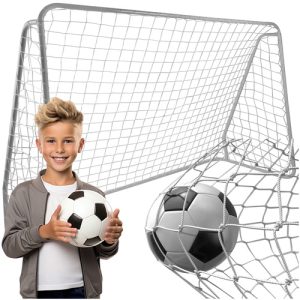 Metal Football Goal Net 213x150x90 cm – Reinforced, Super Strong, Weather Resistant (WNDR25325)