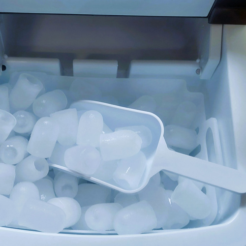 RUHHY Ice Maker 12kg/24h - Home Ice Cube Machine with Timer, Display and 2 Cube Sizes (WNDR25565) - Image 4