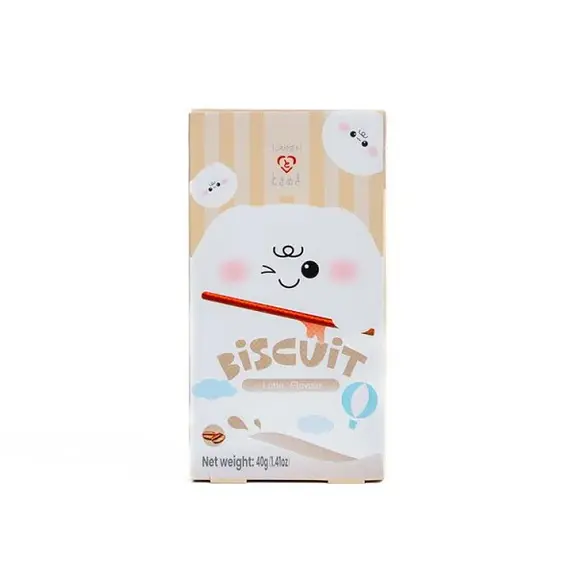 Tokimeki Biscuit Latte Flavor – Milky Coffee Biscuit Sticks 40g