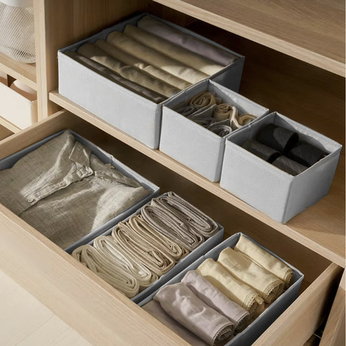 RUHHY Drawer Organizer for Underwear, Socks, and Accessories – Complete Set of 6 Containers (WNDR25764) - Image 5