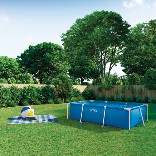 Large Rectangular Frame Garden Pool 300 x 200 x 75 cm – INTEX 28272 (WNDR25169) - Image 2