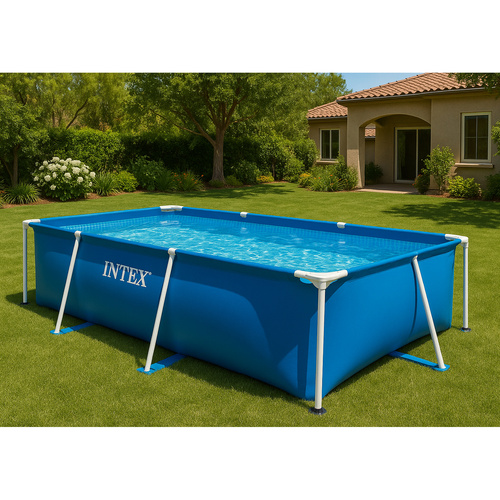 Large Rectangular Frame Garden Pool 300 x 200 x 75 cm – INTEX 28272 (WNDR25169) - Image 3