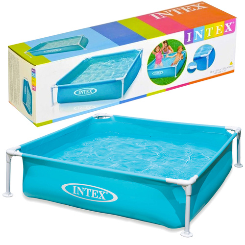 INTEX 57173 Children’s Frame Pool – 122 x 122 x 30 cm | 342L Garden Splash Pool (WNDR25168)