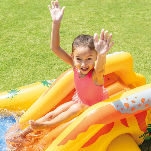 Intex 57444 Water Playground – 5 in 1 Pool, Slide, Fountain, Water Curtain & Basketball (WNDR25167) - Image 5