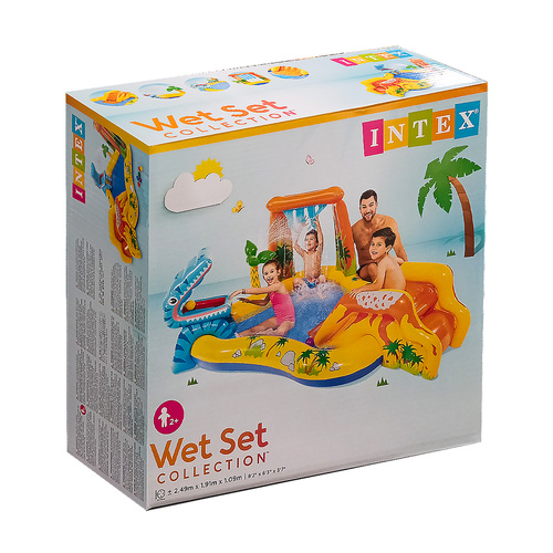 Intex 57444 Water Playground – 5 in 1 Pool, Slide, Fountain, Water Curtain & Basketball (WNDR25167) - Image 8