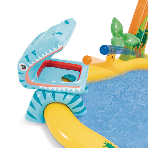 Intex 57444 Water Playground – 5 in 1 Pool, Slide, Fountain, Water Curtain & Basketball (WNDR25167) - Image 9