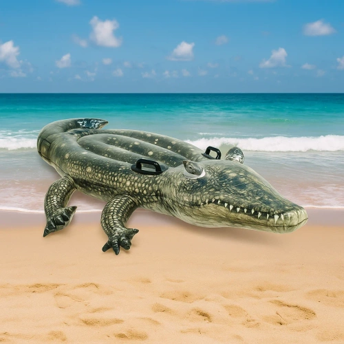 Intex 57551 Crocodile Inflatable Pool Mattress – Fun & Safe Water Ride for Kids (WNDR25162) - Image 10