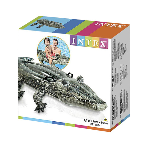 Intex 57551 Crocodile Inflatable Pool Mattress – Fun & Safe Water Ride for Kids (WNDR25162) - Image 5