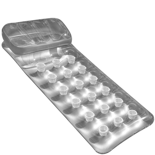 INTEX 58894 Inflatable Mattress with Headrest – Silver Water Lounger for Adults (WNDR25158) - Image 10