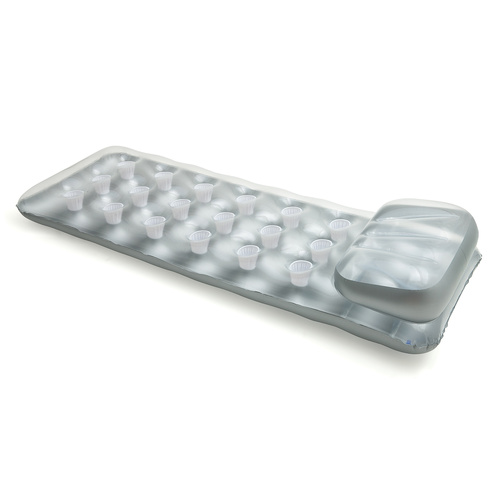 INTEX 58894 Inflatable Mattress with Headrest – Silver Water Lounger for Adults (WNDR25158) - Image 8