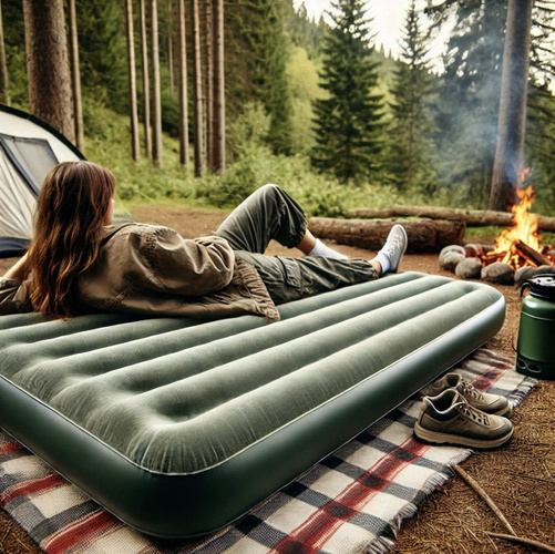 Intex 64170 Inflatable Velvet Tourist Mattress – Single-Person Comfort Anywhere (WNDR25196) - Image 4
